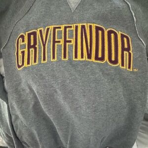 Gryffindor Women's Gray Crew Neck Sweater